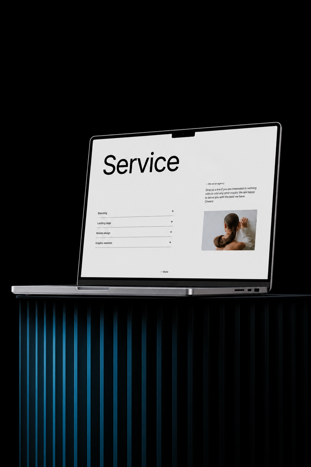 A BuildTrust Design website shown on a laptop