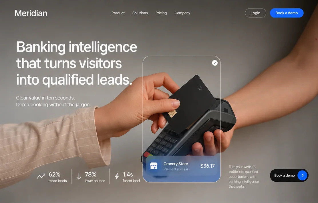 Harbor Finance website preview